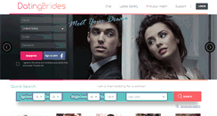 Desktop Screenshot of datingbrides.com